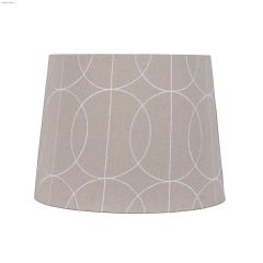 13\" x 15-1\/2\" x 10\" Geo Pattern Lamp Shade