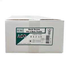 2-1\/2\" Green Deck Screws-1250\/Pack