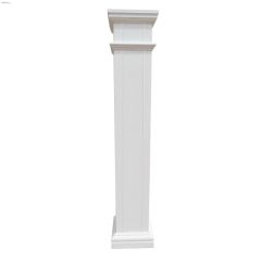 Craftmen 4\" x 4\" x 8' 6\" White Square Post Cover
