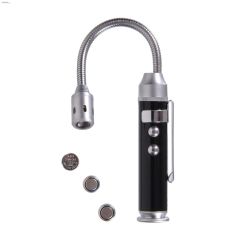 Brass Laser And LED Flex Head Key Chain