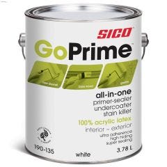 GoPrime 4 L White Latex Primer-Sealer-Stain Killer