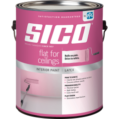 Sico 3.78 L Interior Flat Pink Dye Ceiling Paint