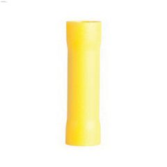 12-10 AWG Vinyl Yellow Butt Splice Connector-15\/Pack