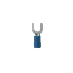 16-14 AWG Vinyl Insulated Blue Spade Terminal-100\/Pack