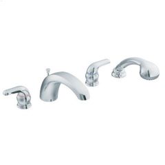 Chrome Lever Adler High Arc Roman Tub Faucet