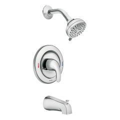1-Handle Chrome Lever Adler Posi-Temp Tub/Shower