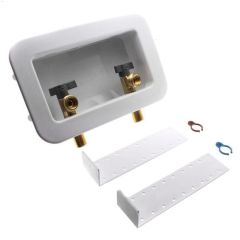 1\/4 Turn Valve PVC Centre Drain Washing Machine Outlet Box