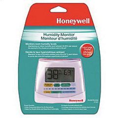 4\" x 1\" x 3\" White Digital Humidity\/Temperature Indicator