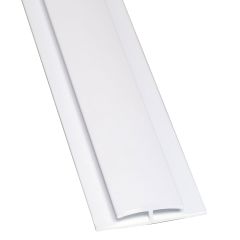 White Divider Bar For FRP 96 Inch Wall Panels