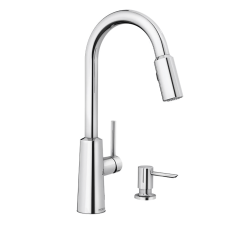 Nori™ Chrome High Arc Pulldown Kitchen Faucet
