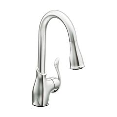 Chrome High Arc Pulldown Kitchen Faucet