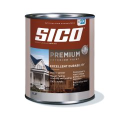 1 L 100% Acrylic Flat Base 2 Exterior Latex Paint