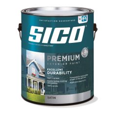 1 L 100% Acrylic Satin Base 1 Exterior Latex Paint
