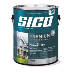 4 L 100% Acrylic Satin Base 1 Exterior Latex Paint