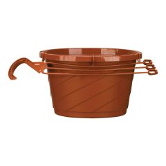 10" Euro Clay Hanging Basket