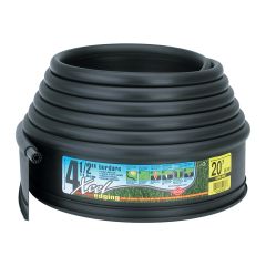 4-1/2" x 20' Black Lawn Edging
