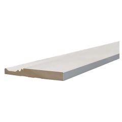 7/8" x 7-3/8" x 16' Primed MDF Baseboard