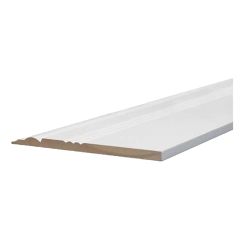 3/8" x 6-1/2" x 14' Primed MDF Victorian Baseboard