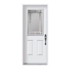 36" x 80" Hampton Right-Hand Exterior Steel Door