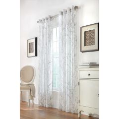 Lisette White Pattern 84" Panel