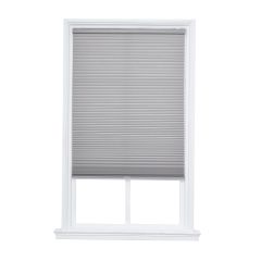 24" x 48" Cordless Cellular Light Filtering Grey Shade