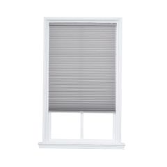 60" x 48" Cordless Cellular Light Filtering Grey Shade
