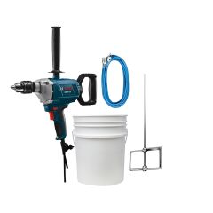 Bosch 9A 5/8" Mixing Drill with Bucket Paddle Mixer