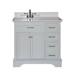 36" Light Grey Vanity