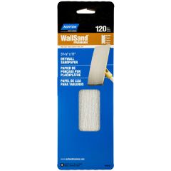 3-5/16 x 11" Drywall Paper Sheets 120grit Handy Pack-5/Pack
