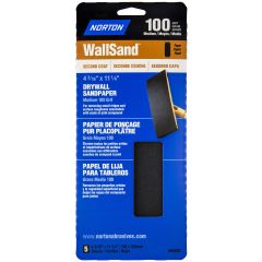 4-3/16 x 11" Drywall Paper Sheet 100grit Handy Pack-5/Pack