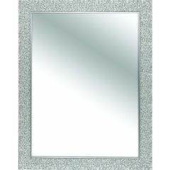 Mosaic Silver Framed Mirror