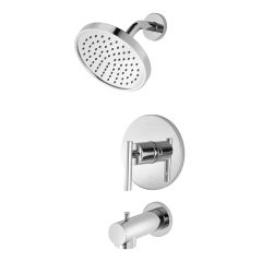 Fullerton Single Handle Tub & Shower Chrome Faucet