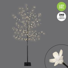 59" 240L Warm White LED Blossom Tree