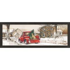 16 x 40 Framed Christmas Print