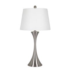 28.5" Touch Lamp with Brushed Nickel Base