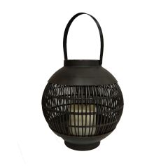 Rattan Lantern With Candle