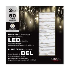 100 Indoor/Outdoor Microdot LED Light Set-2/Pack