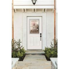 22" X 36" Door Glass-nouveau Deco