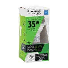 4.5 Watt PAR16 LED Bulb 350l/ 3000k