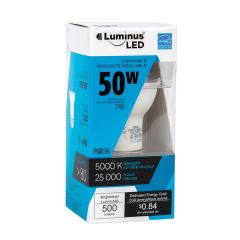 7 Watt PAR16 LED Bulb 500l/ 5000k