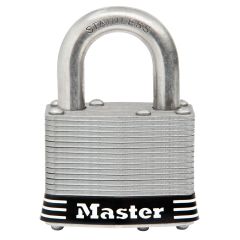 2" Wide Laminated Stainless Steel Pin Tumbler Padlock