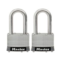 1-3/4" Wide Padlock with 1-1/2" Shackle-2/Pack