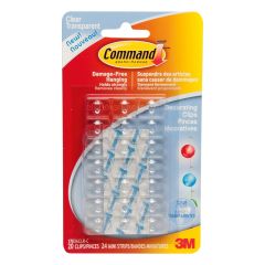 Command™ Decorating Clips, Clear