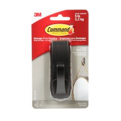 Command™ Large Modern Reflections Metal Hook, Brushed Nickel