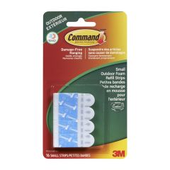 Command™ Small Outdoor Foam Refill Strips