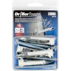 Drillertoggle 1/4" x 3"+ Bolt