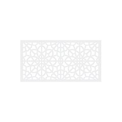 Fretwork Decorative Panel - White