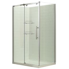 48" Rectangular Tiled Wall Shower