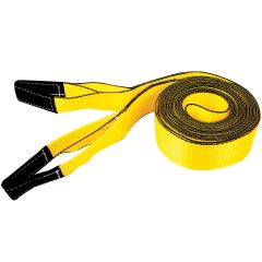 4" x 30' Economy Tow Strap with Loops 20,000 Lb