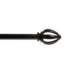 66-120" Black Lucas Adjustable Rod